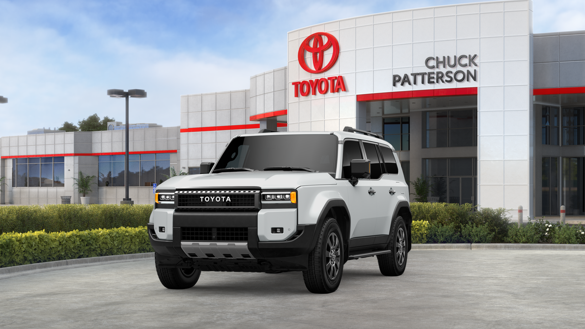 2027 Toyota Land Cruiser Land Cruiser in Wind Chill Pearl — front three-quarter view