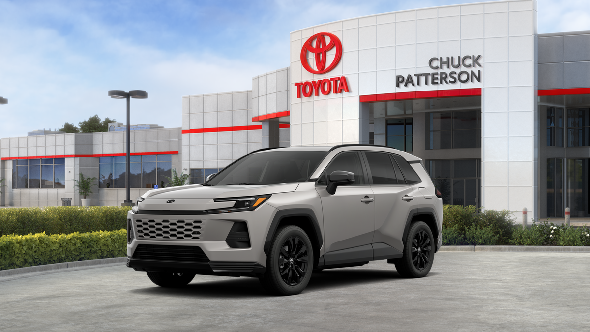 2026 Toyota RAV4 SE in Meteor Shower — front three-quarter view