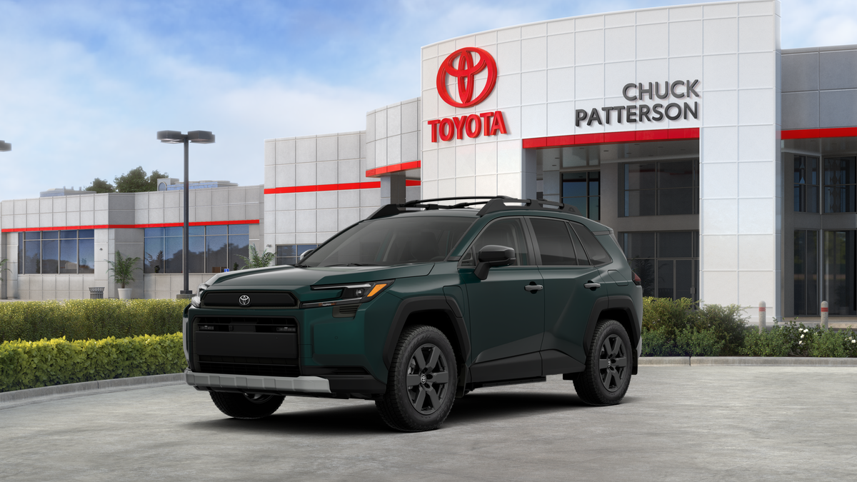 2026 Toyota RAV4 Plug-in Hybrid Woodland in Everest — front three-quarter view