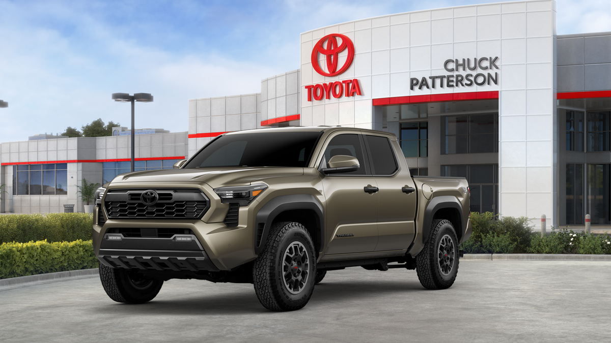 2026 Toyota Tacoma TRD Off-Road in Bronze Oxide — front three-quarter view